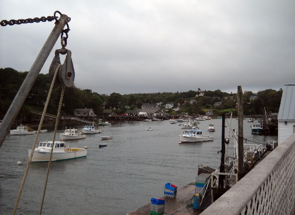 View From Shaw's Fish & Lobster Wharf Restaurant
